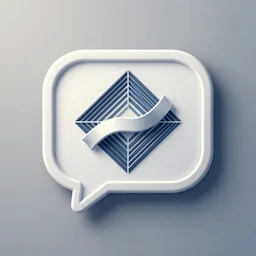 vector art | speech bubble logo | triadic, ribbon, lines, textures | friendly fun approachable soft simple polished coherent simple intricate geometric modern | hi - fructose, divine proportion, smooth, octane render, sharp focus, artstation | beeple, meta design, wolff olins |