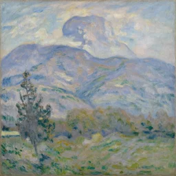 Claude Monet Mountainous Landscape, 1860, oil on canvas