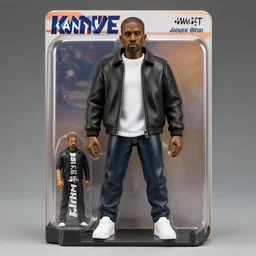 kanye west action figure, photostudio