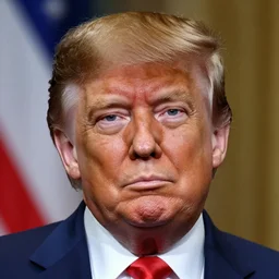 Trump without hair