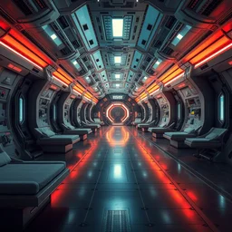 epic interior hall full of human size hypersleep chambers, cryosleep, spaceship starship mothership mass effect andromeda krogan base wallpaper 3 d pixar disney digital cgi rtx hdr painting bioluminance alena aenami artworks in 4 kby jesper ejsing, feng zhu and loish beeple, by thomas kinkade