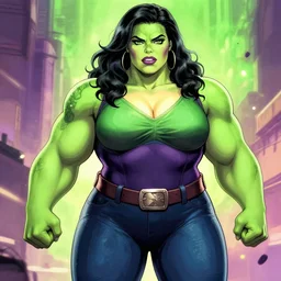 she hulk with too much bulk.