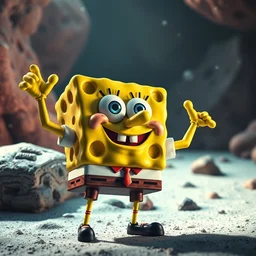 very buff and muscly spongebob, realistic 4 k octane beautifully detailed render, 4 k post - processing, highly detailed, intricate complexity, epic composition, magical atmosphere, cinematic lighting, masterpiece, ultra hd