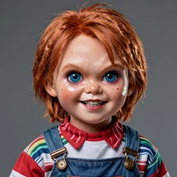 portrait of chucky, horror, intricate artwork, concept art, octane render, deviantart, cinematic, key art, hyperrealism, iridescent accents, portrait photograph, nikon 3 5 mm, photograph by greg rutkowski