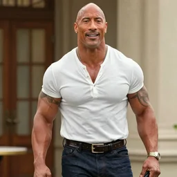 Dwayne Johnson as Ms Doubtfire (1993)