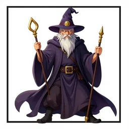 a magical wizard comic book