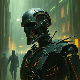 terminator movie still mixed with the matrix by denis villeneuve tom anders zorn hans dragan bibin thoma greg rutkowski ismail inceoglu alphonse mucha