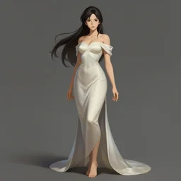 full body portrait of a seductive goddess, artstation, elegant, highly detailed, digital painting, concept art, smooth, sharp focus, illustration, art by studio ghibli, fujita goro, atey ghailan, tom whalen, jean giraud 8 k