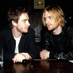 elliott smith and kurt cobain hanging out at a bar