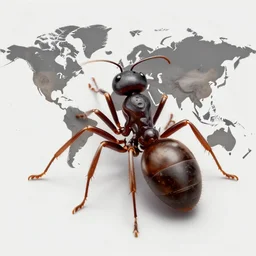 biggest ant in the world, concept art by noah bradley, darek zabrocki, tyler edlin, jordan grimmer, neil blevins, james paick, natasha tan, highly detailed, ultra detailed, ultra realistic, trending on artstation