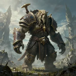 highly detailed elden ring portrait photo of a huge golurk in a scenic megalophobic dystopian environment, hyperrealistic illustration by william didier - pouget