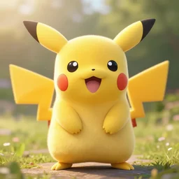 real life pokemon, cute!!!, happy!!!, chunky!!!, content!!!, mischievous!!!, adorable!!!, fluffy!!!, ultra realistic!!!, golden hour, sharp focus