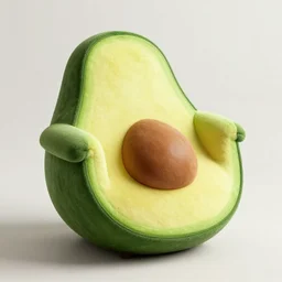 create an armchair in shape of avocado 🥑