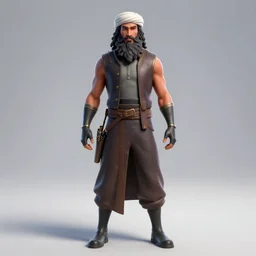 Osama bin Laden as a Fortnite Skin. Concept Art. 8k Resolution