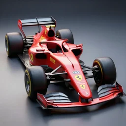 still of a retro futuristic ferrari formula 1 car inspired by f 1 2 0 2 1 concept, blender, 8 k, artstation, highly detailed, intricate, ray tracing, octane 3 d,
