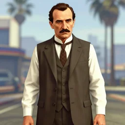 nikola tesla as a gta 5 character