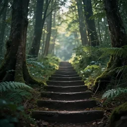 magical forest, cinematic shot, cinematic lighting, bokeh —steps 20