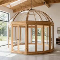 casa de madera - cupulas de cristal - foto profesionales - interior