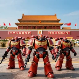 4 0 k space marines in tiannamen square