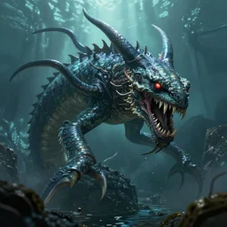the kraken, deadly sea serpent, dramatic, cinematic, hd digital art wallpaper