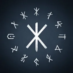 random nordic runes