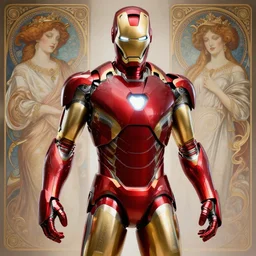 iron man suit made by apple inc., fantasy, intricate, elegant, hyper detailed, ultra definition, photoreal, artstation, unreal engine rendered, concept art, smooth, sharp focus, illustration, art by artgerm and greg rutkowski and alphonse mucha and garis edelweiss