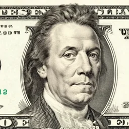 samuel l. jackson's face on a 2 0 dollar bill