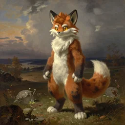 a fursona, by john atkinson grimshaw