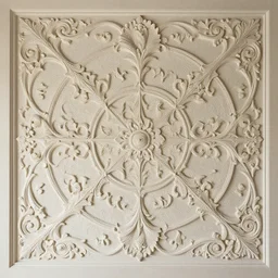 intricate drywall design,