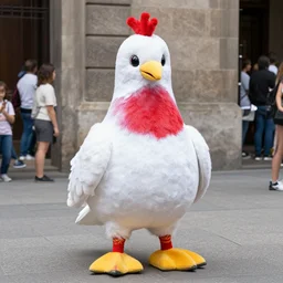 pigeon mascot costume