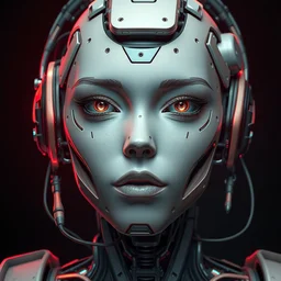 portrait of a robotic artist, beautiful digital art, artstation cgsociety highly - detailed masterpiece