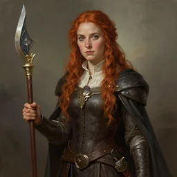 margaret qualley portrait as a dnd character fantasy art.