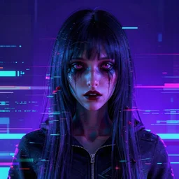 creepy unsetting dramatic human portrait, unreal engine, octane render, blender 3D, Photoshop, vaporwave, synthwave, ambient, retro, futurism, pixel sorting, glitch art, abstract art