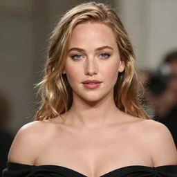 jennifer lawrence as eddy scissorhands in edward scissorhands remake, ( eos 5 ds r, iso 4 0 0, f / 1. 8, 1 / 1 2 5, 8 4 mm, preprocessed, soft face, chest features )