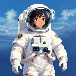 model pixar jessica alba light novel illustration as an astronaut by makoto shinkai by victo ngai by