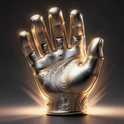 a tiny creature with a huge power glove, bust shot, smooth, intricate, elegant, power aura, digital painting, artstation, concept art, sharp focus, illustration, art by justin gerard and josan gonzalez,