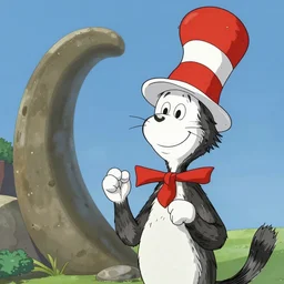 still from the anime adaptation of dr seuss “A cat in the hat” by production IG