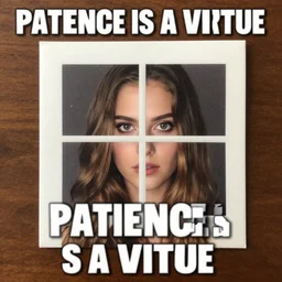 PATIENCE IS A VIRTUE meme