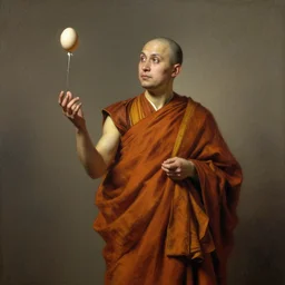 monk twirling an egg brandishing winslow homer craig j. spearing thomas eakins