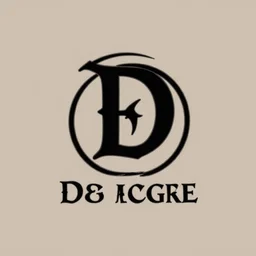 Minimalistic Simple Creative Cool High Fantasy D&D Logo