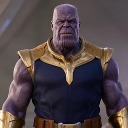 film still of Steve Harvey as Thanos in Avengers Endgame film, 4k cinematic