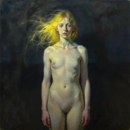 an oil painting of an average person in a long dream by Zdzisław Beksiński and junji ito