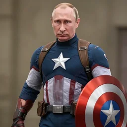 putin as captain america