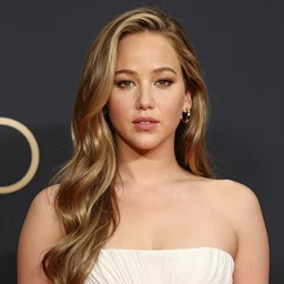 Jennifer Lawrence as a korean