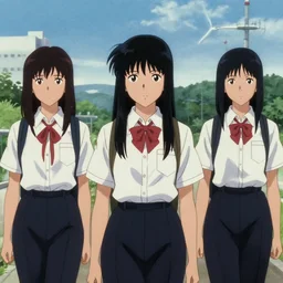 a film still from kamikaze girls ( 2 0 0 4 )