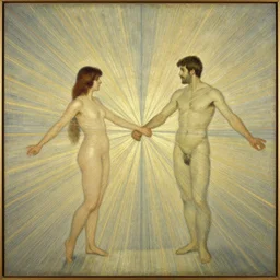 radiating lines harmony by herbert james draper, sir lawrence alma - tadema, john william godward. oil painting on wood. 1 9 0 0.