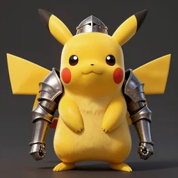 Pikachu as a medieval knight, fantasy, intricate, highly detailed, digital painting, hyperrealistic, artstation, concept art, sharp focus, illustration