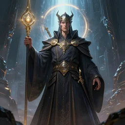 epic professional digital art of a chronomancer space priest, master science fiction art, best on artstation, breathtaking, epic, stunning, gorgeous, much detail, much wow, cgsociety, wlop, pixiv, behance, deviantart, masterpiece