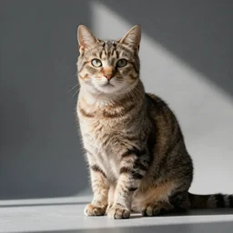 a cat in the style of joseph melhuish