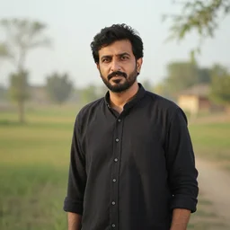 a portrait of a character in a scenic environment by Sohrab Hura